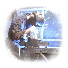 a web designer welding!