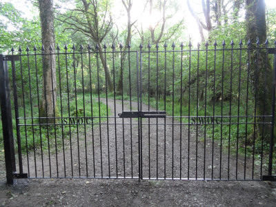 Pair of Estate Gates in situ